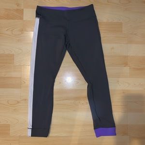 Lululemon Athletica Gray Purple Crop Legging 6
